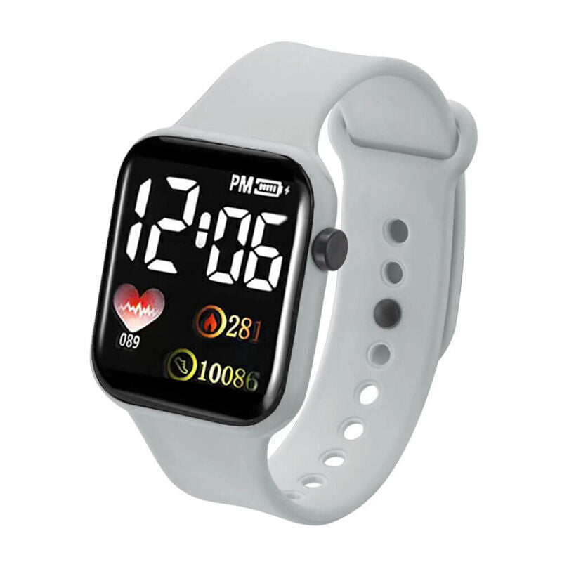 Digital Watch Waterproof Kids Watch For Children Boys Girls LED Wrist Watch~UK