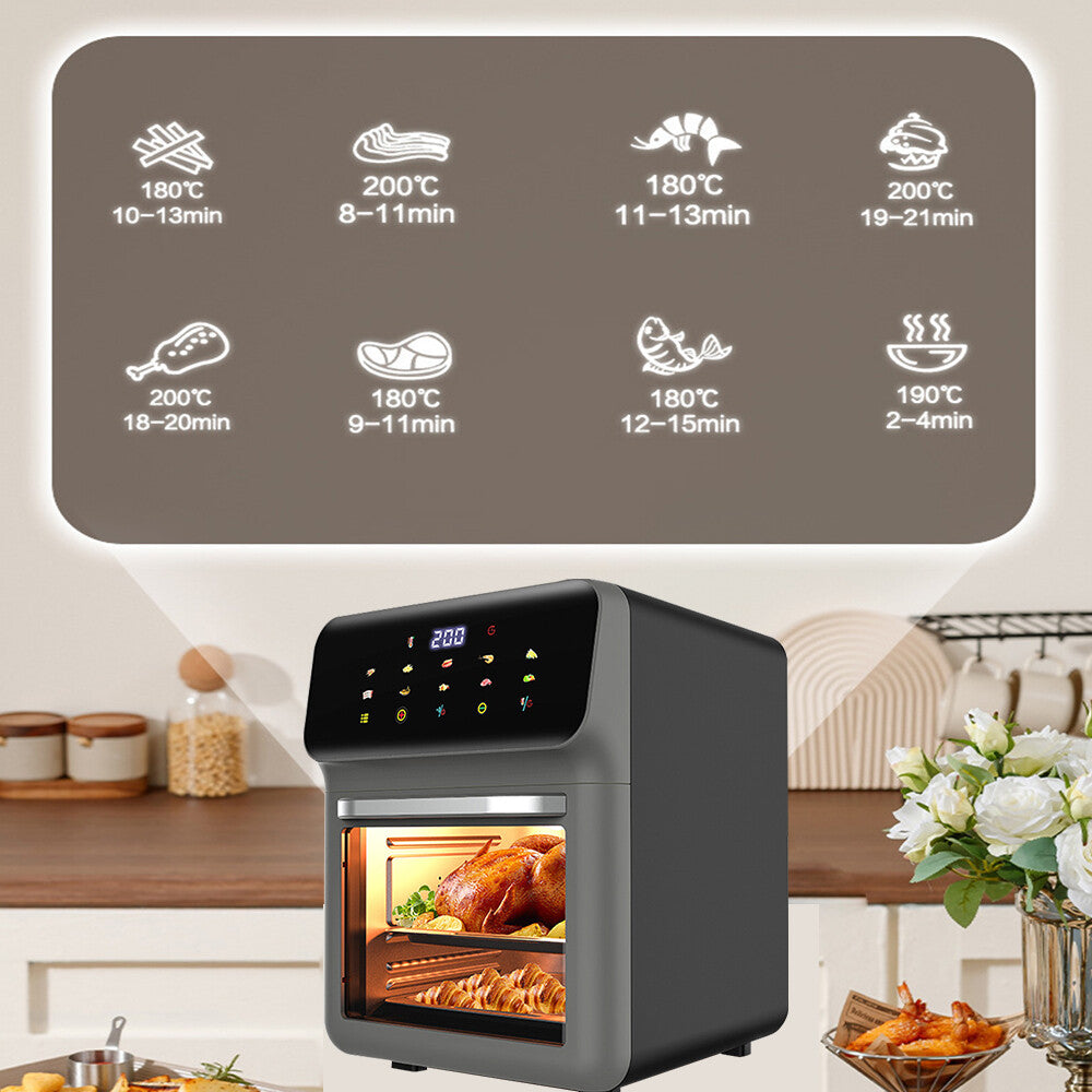 16L Air Fryer Digital Kitchen Oven Oil Free Low Fat Healthy Frying Cooker Cooker