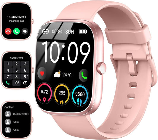 Women Smart Watch Fitness Bluetooth Call Watch for Android iPhone Samsung