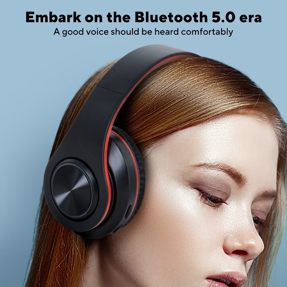 Wireless Bluetooth Headphones with Noise Cancelling Stereo Over-Ear Earphones UK