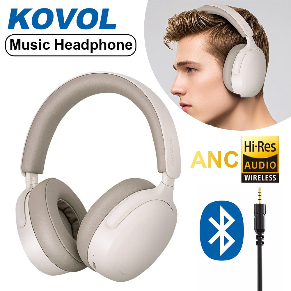 Wireless Bluetooth Headphones with Noise Cancelling Over-Ear Stereo Earphones UK