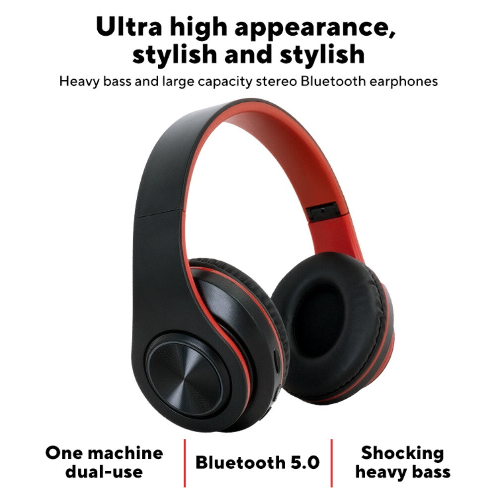 Wireless Bluetooth Headphones with Noise Cancelling Stereo Over-Ear Earphones UK