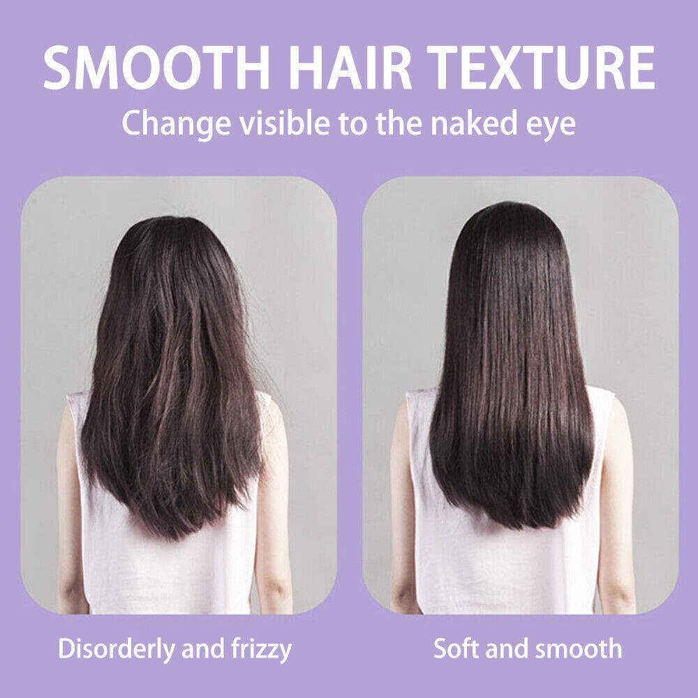 Portable Hair Straightener Brush AntiScald Hair Cordless Hair Straightener Brush