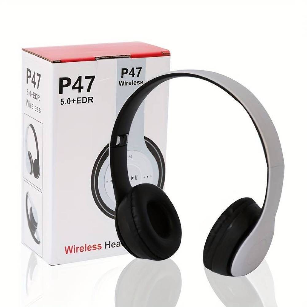 Wireless Bluetooth Headphones with Noise Cancelling Over-Ear Earphones 5.1 NEW*