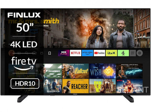 Finlux 50" Inch 4K LED Ultra HD HDR Smart Fire TV  With Freeview Play - 50MU24F