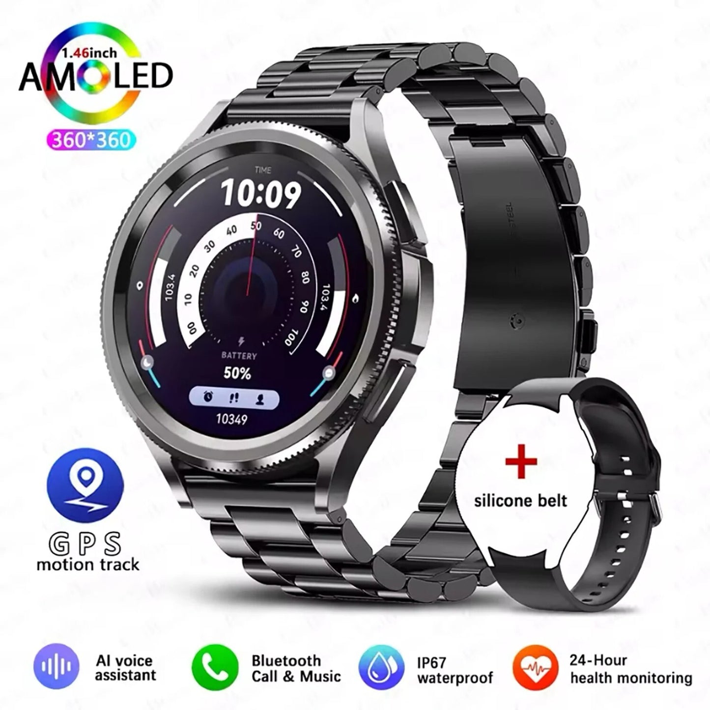 Smartwatch For Samsung Galaxy 6 Men Women Gps Sports Best Quality