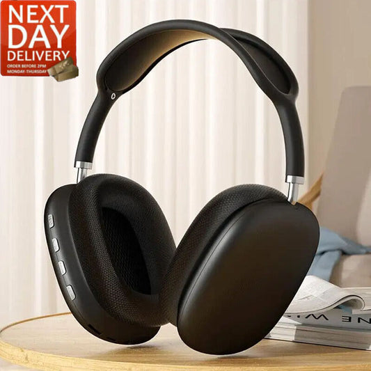Wireless Bluetooth Headphones with Noise Cancelling Over-Ear Sport Earphones UK*