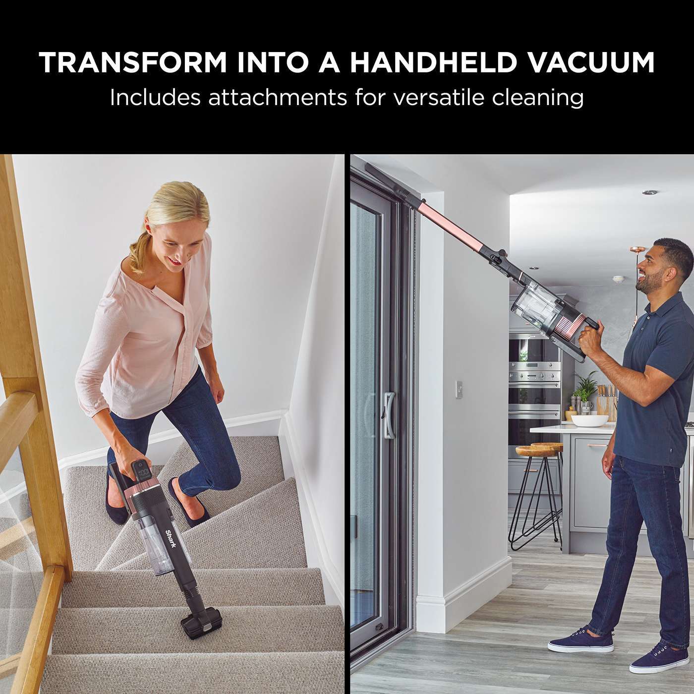 Shark Stratos Cordless Stick Vacuum - Refurbished [IZ400UK] 1 Battery