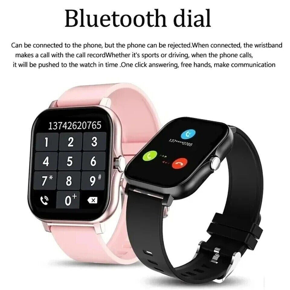 Smart Watch Men Women Fitness Tracker Blood Pressure Heart Rate Sport Watches UK