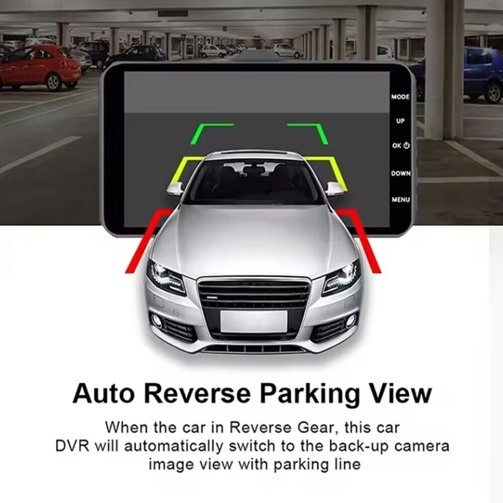 4" Dash Cam Pro Car Camera Recorder Dual Front and Rear HD 1080P Night Vision UK
