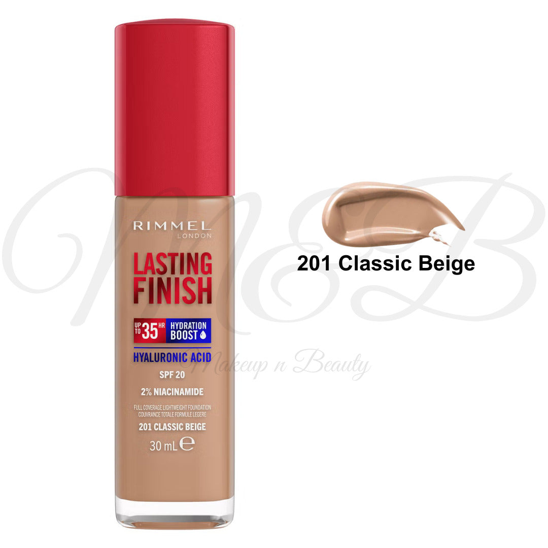 Rimmel Lasting Finish 35Hr Foundation SPF 20 30ml *CHOOSE SHADE*