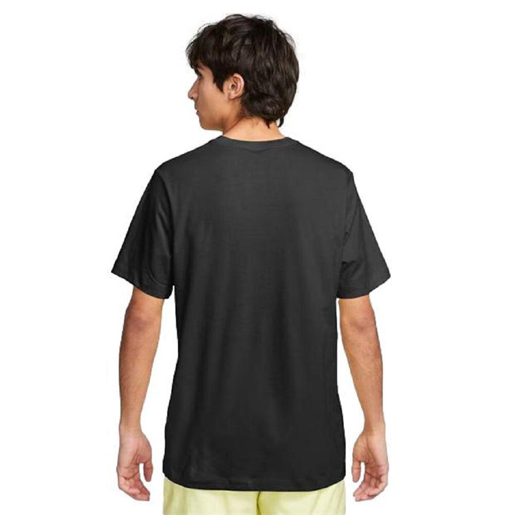Men's Nike T-Shirt Cotton Crew Short Sleeved Casual Gym Tee