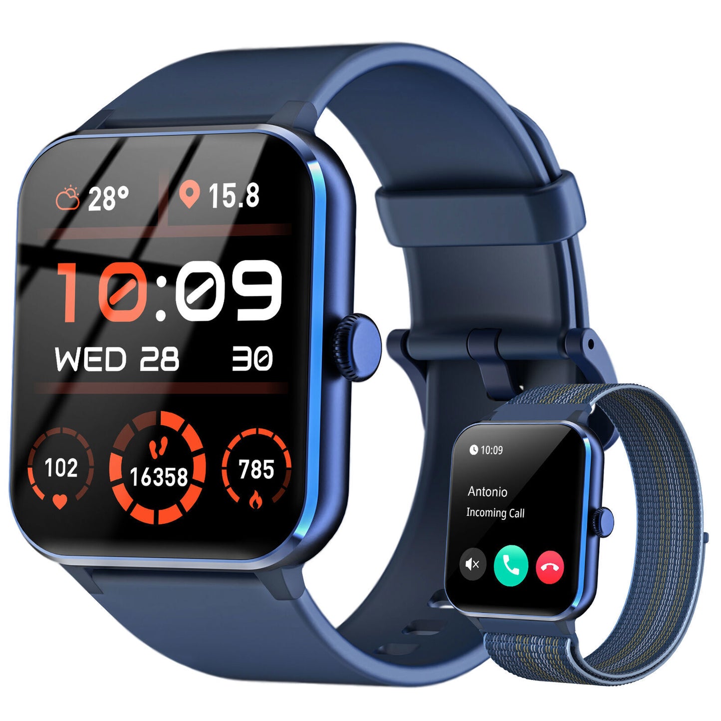 Smart Watch for Men Women(Answer/Make Calls) with Blood Pressure Monitor Fitness