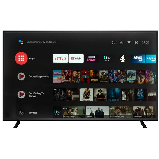 electriQ 50 inch Android Smart 4K Ultra HD TV with Dolby Vision and  eiq-M450DVA