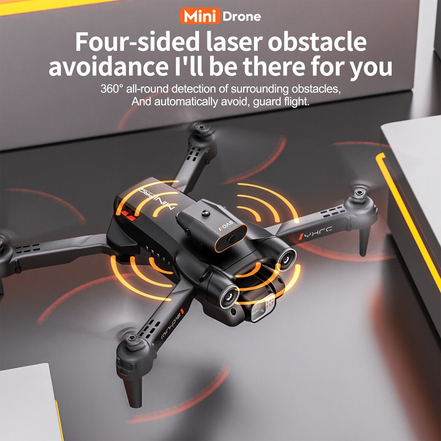 8K HD Drone Dual Camera WIFI FPV Foldable Selfie RC Quadcopter With 3 Batteries