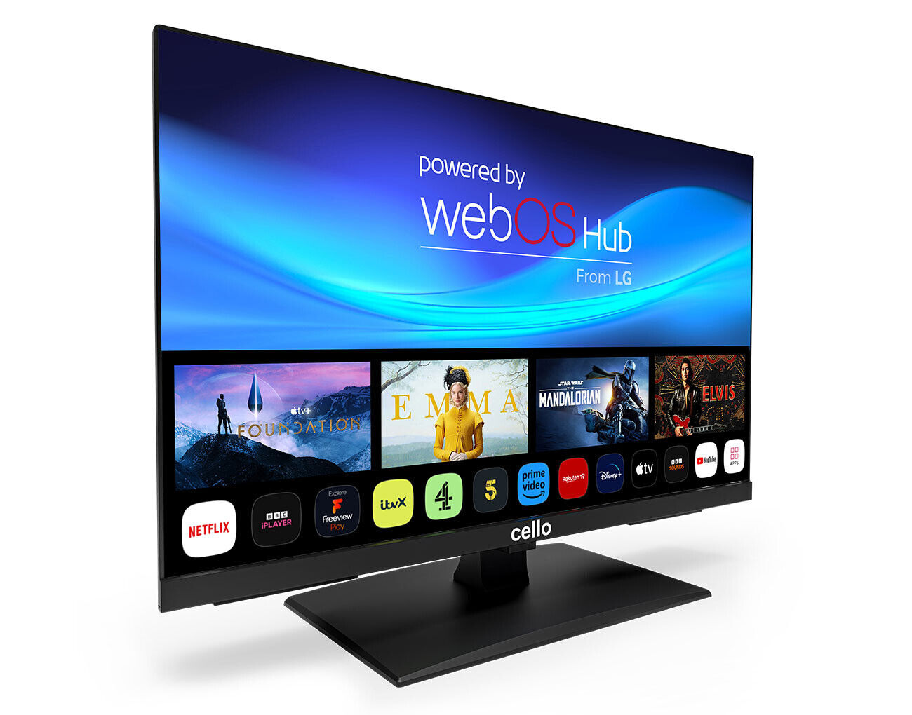 Cello C2224WSH 22" Inch Smart TV WiFi  FULL HD  FREEVIEW PLAY GREAT SOUND & SAT