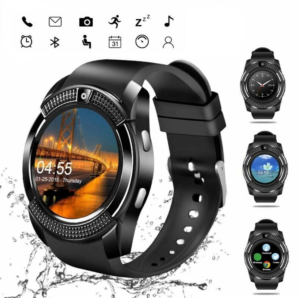 Smart Watch Fitness Tracker Music Player MP3 Wechat Men Women Sport Watches UK