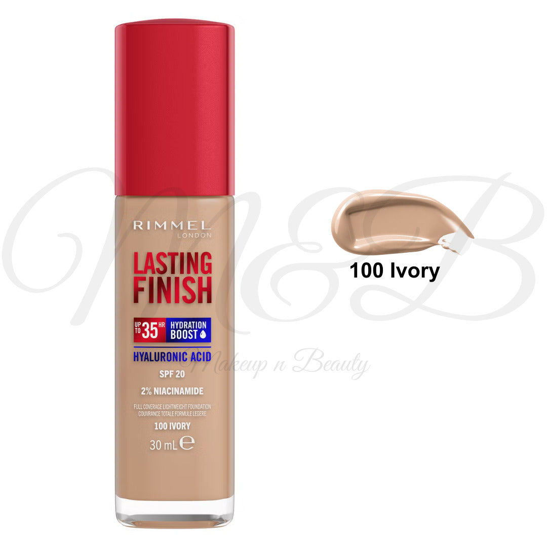 Rimmel Lasting Finish 35Hr Foundation SPF 20 30ml *CHOOSE SHADE*
