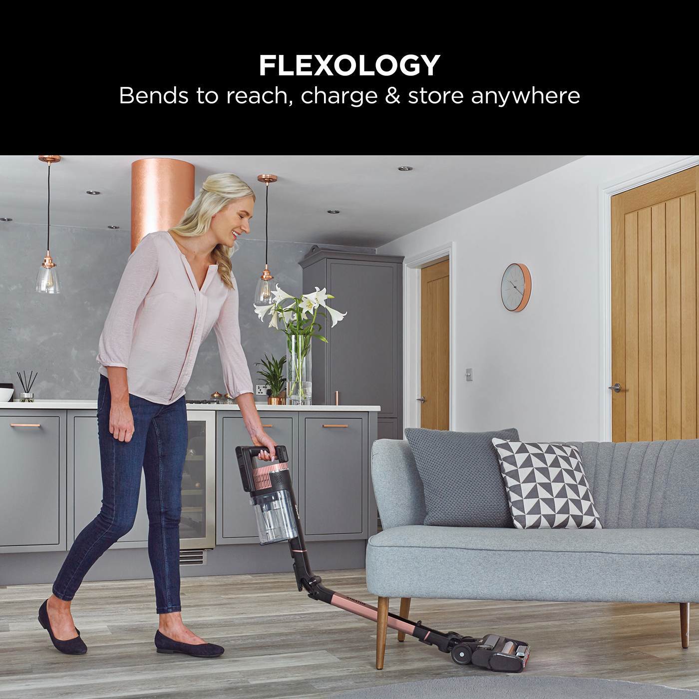 Shark Stratos Cordless Stick Vacuum - Refurbished [IZ400UK] 1 Battery