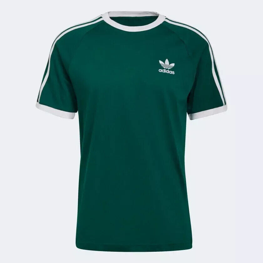 MEN'S ADIDAS  ORIGINALS TEE  SHORT SLEEVE CREW NECK THREE STRIPE  T-SHIRT L, XL