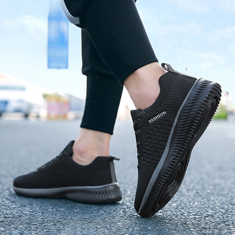 UK Mens Running Trainers Sport Sneakers Walking Shoes Casual Sports Shoes Gym
