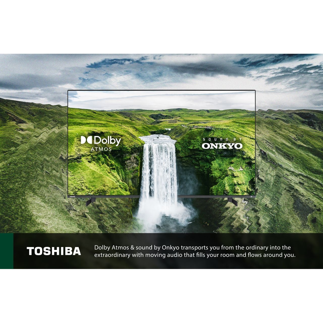 Toshiba 70QF5D53DB 70 Inch QLED 4K Ultra HD Smart TV Bluetooth WiFi