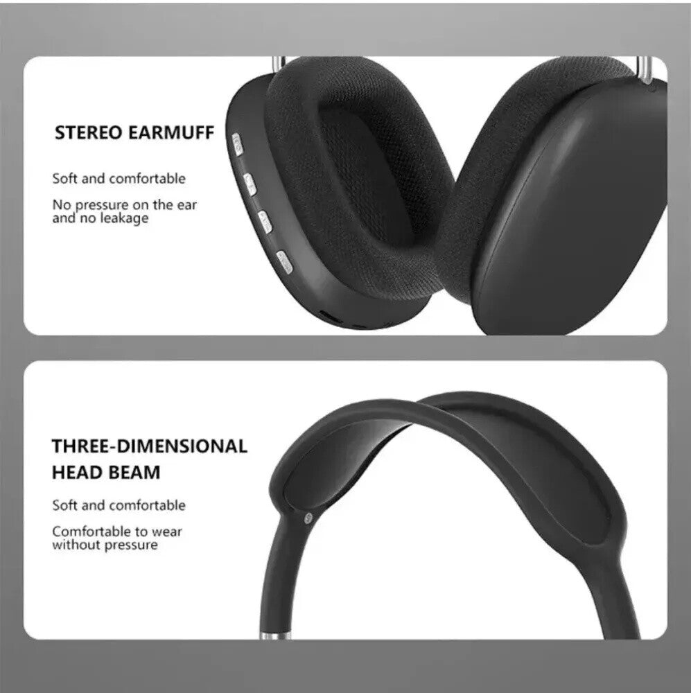 Wireless Bluetooth Headphones with Noise Cancelling Over-Ear Earphones 5.3 UK