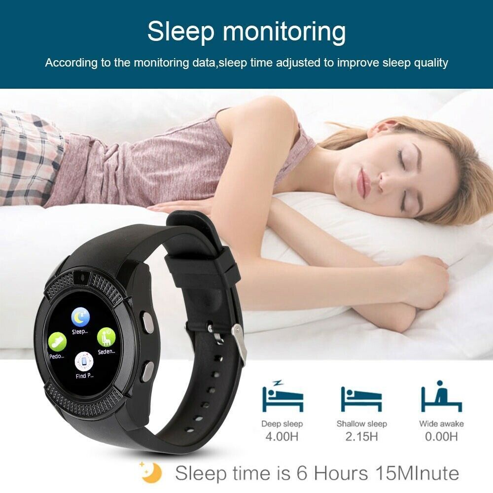 Smart Watch Fitness Tracker Music Player MP3 Wechat Men Women Sport Watches UK