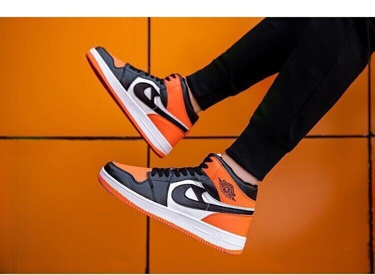 Mens Womens Fashion Walking Shoes Casual Sneakers AJ High Top Trainers Comfy UK