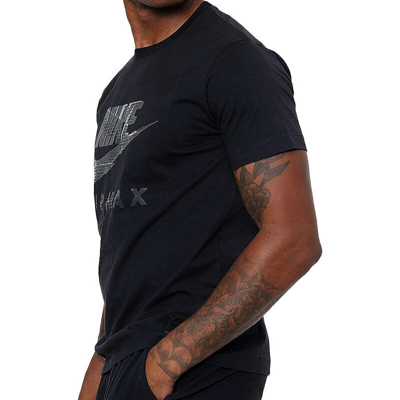 NIKE AIR MAX Mens T Shirt Short Sleeve Crew Neck Regular Fit Casual Cotton Tee