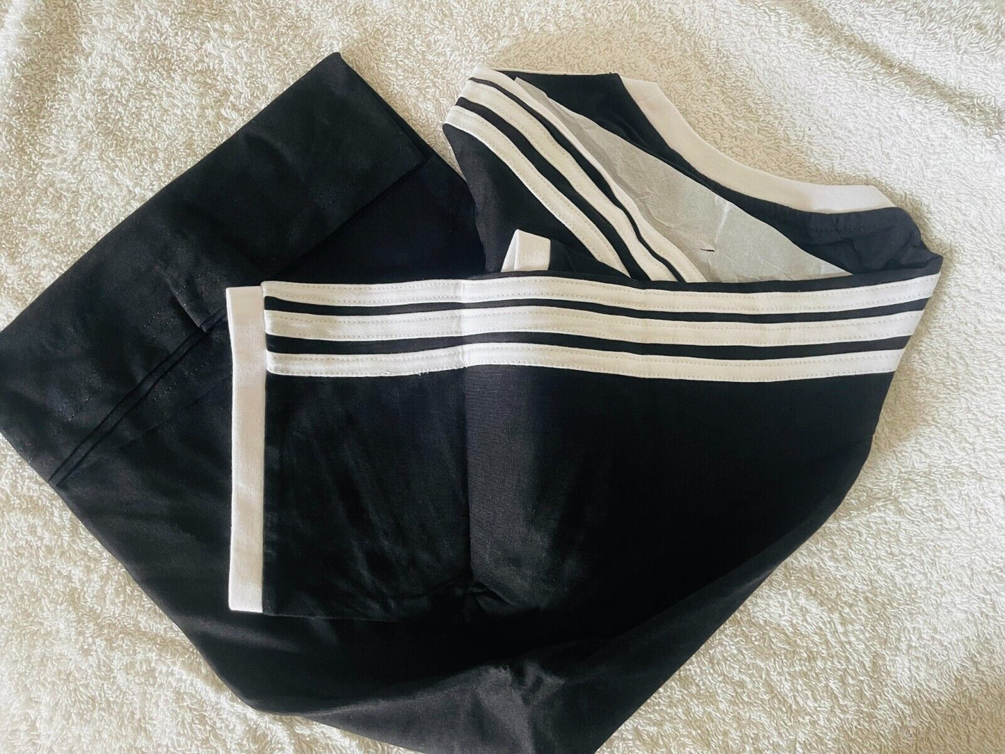 MEN'S ADIDAS  ORIGINALS TEE  SHORT SLEEVE CREW NECK THREE STRIPE  T-SHIRT L, XL