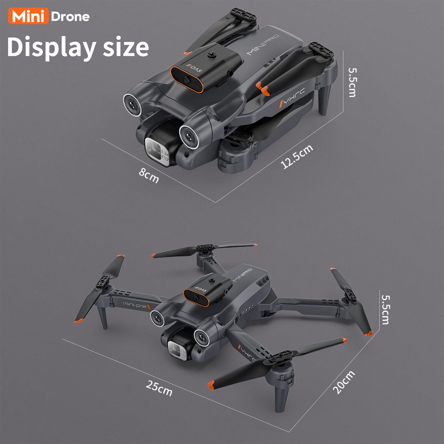 2025 Drone RC Drones Pro 4K HD Camera WIFI FPV Quadcopter Foldable Bag Gifts NEW