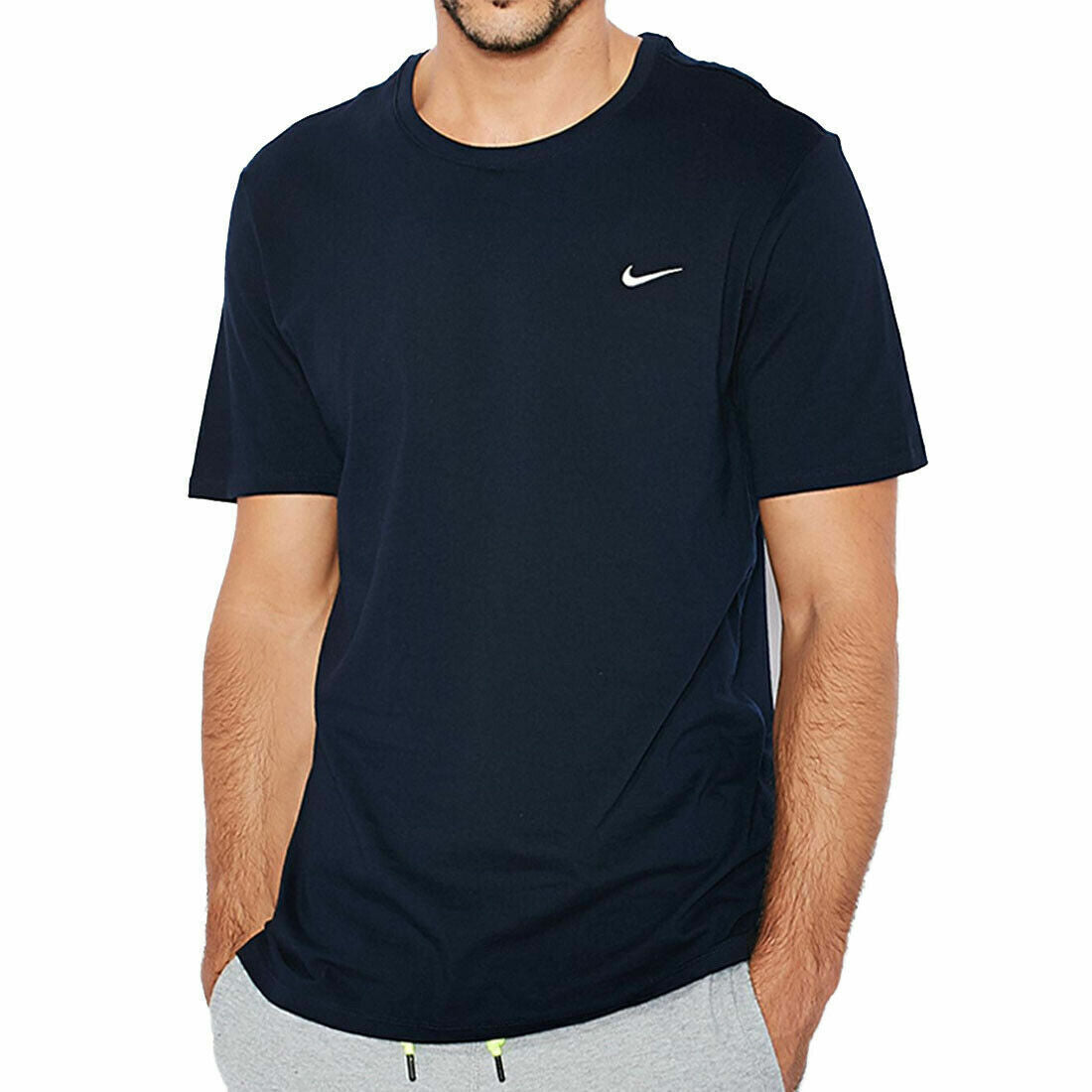 Nike Mens T Shirt Gym Cotton Sports Crew Neck Jogging Casual Tee Top Sizes