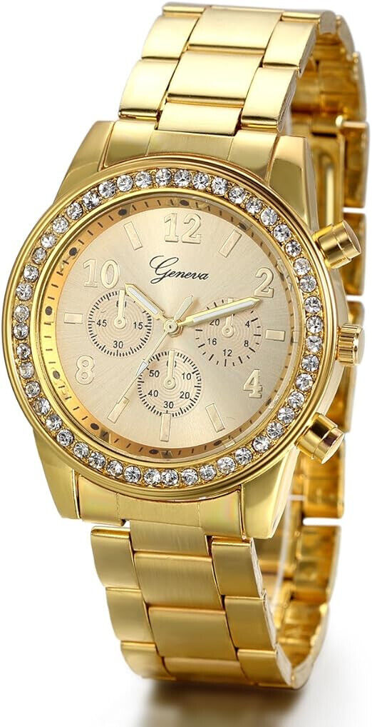 Women Crystal Diamante Quartz Ladies Wrist Watch Fashion Rhinestone Watches Gift