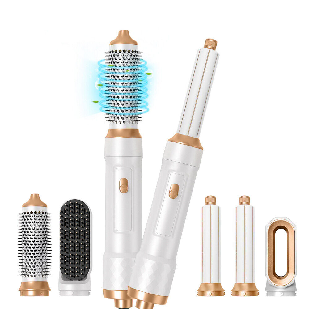5 in 1 Professional Air Wrap Hair Styler Curler Straightner Hot Air Brush Hot UK