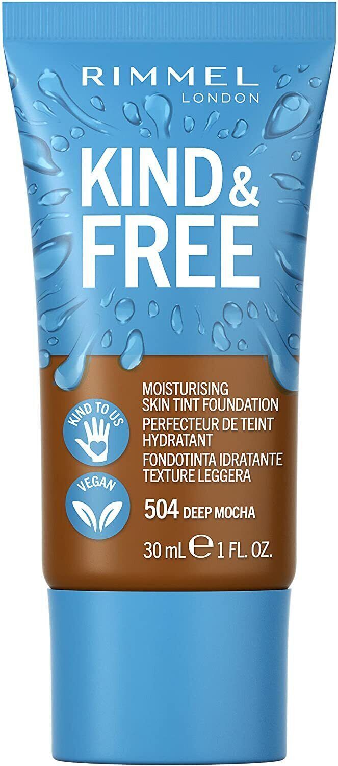 Rimmel Kind & Free Moisturising Skin Tint Foundation 30ml - Various Shade - New