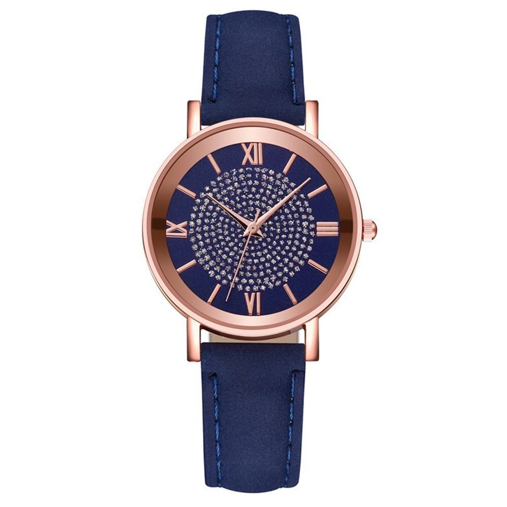Waterproof Round Dial Wristwatch Casual Exquisite Ladies Watch Quartz Watch