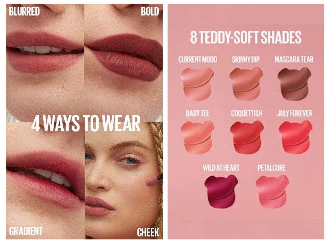 Maybelline New York Super Lip stain Stay Teddy Tint - Choose Your Shade - New -