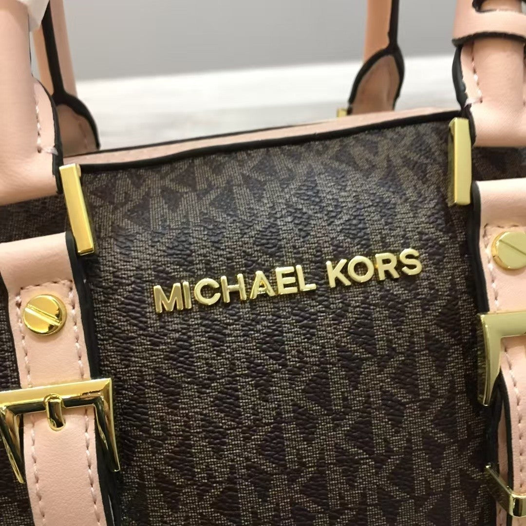Michael Kors Mini Bedford Crossbody Brown Carryall Bag Legacy Satchel Purse NWT✅