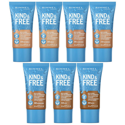 Rimmel Kind & Free Moisturising Skin Tint Foundation 30ml - Various Shade - New