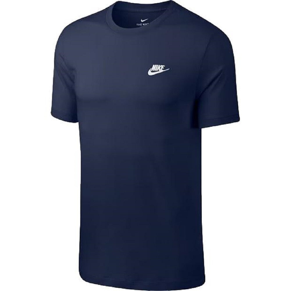 Men's Nike T-Shirt Cotton Crew Short Sleeved Casual Gym Tee