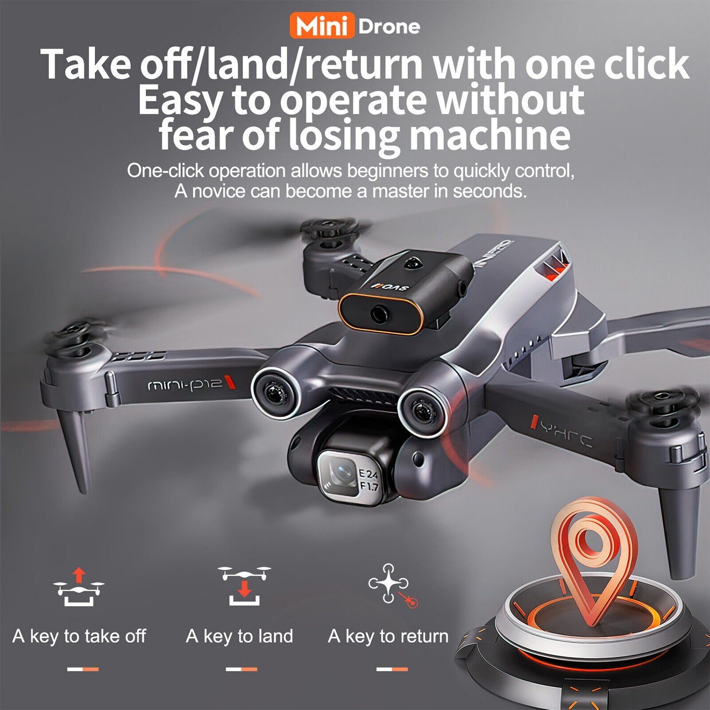 2025 Drone RC Drones Pro 4K HD Camera WIFI FPV Quadcopter Foldable Bag Gifts NEW