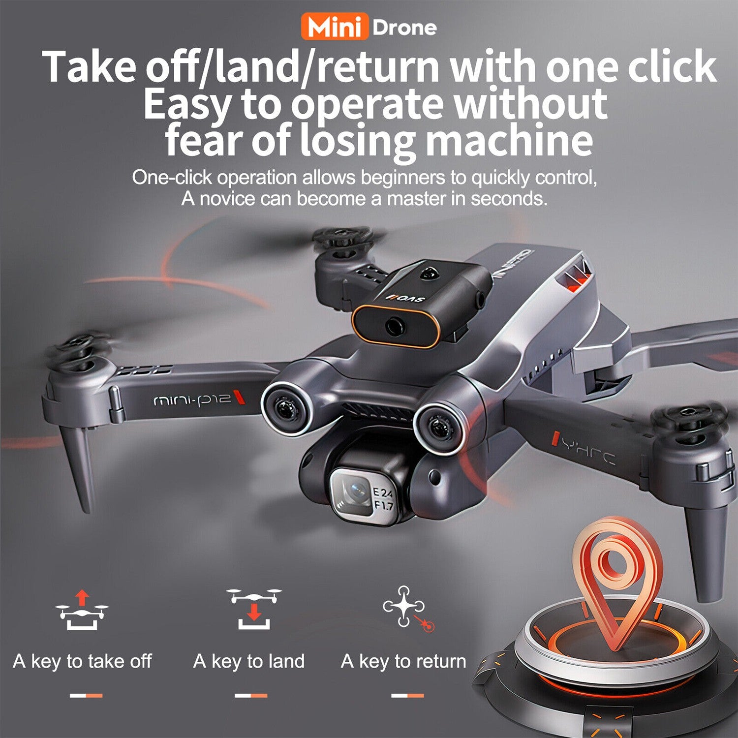 2025 Drone RC Drones Pro 4K HD Camera WIFI FPV Quadcopter Foldable Bag Gifts NEW