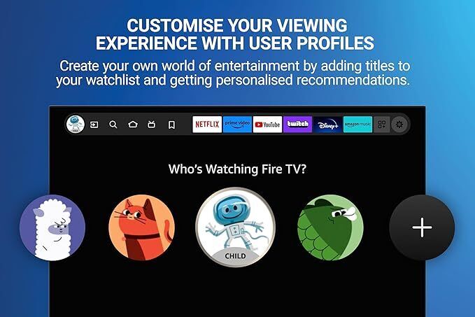 Finlux 50" Inch 4K LED Ultra HD HDR Smart Fire TV  With Freeview Play - 50MU24F