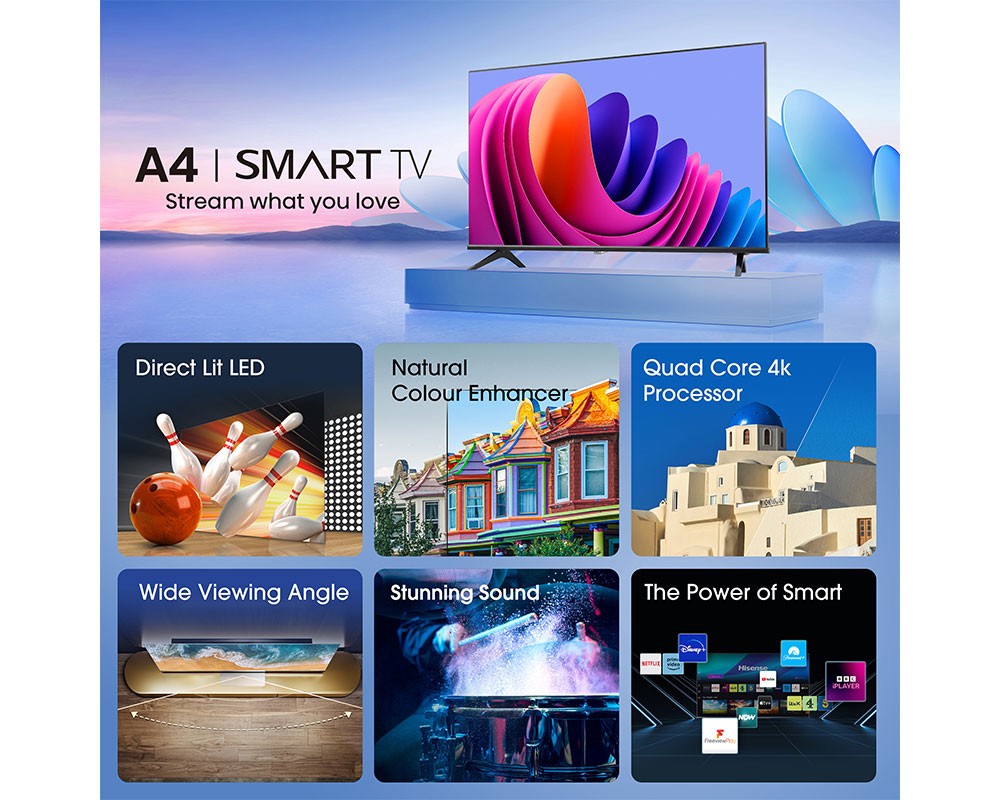 Hisense 32A4NTUK A4 32" LED HD Smart TV