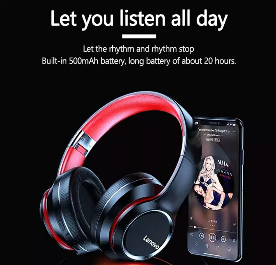 Wireless Bluetooth Headphones Over-Ear with Noise Cancelling Stereo Earphones UK