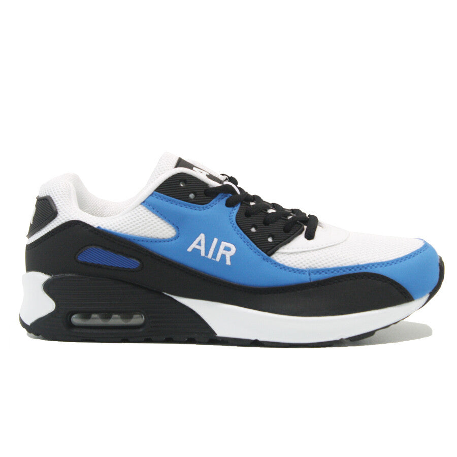 MENS SHOCK ABSORBING RUNNING TRAINERS CASUAL LACE GYM WALKING SPORTS SHOES SIZE