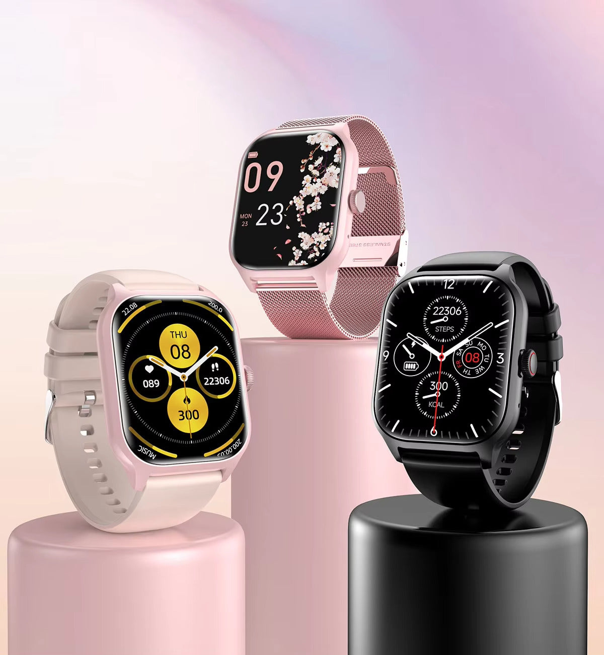 Smart Watch Men Women Fitness Tracker Blood Pressure Heart Rate Sport Watches