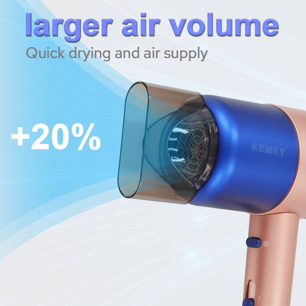 4000W Professional Hair Dryer Care Fast Drying Cooling Heating Quick Dry 3 Speed