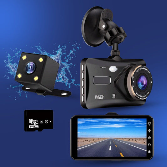 4" Dash Cam Pro Car Camera Recorder Dual Front and Rear HD 1080P Night Vision UK